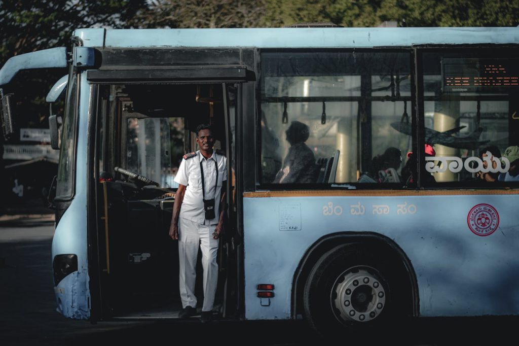 Minimalist design featuring the phrase 'How Necessary is a PCV Licence in the UK?' against a sleek, clean background with subtle geometric elements